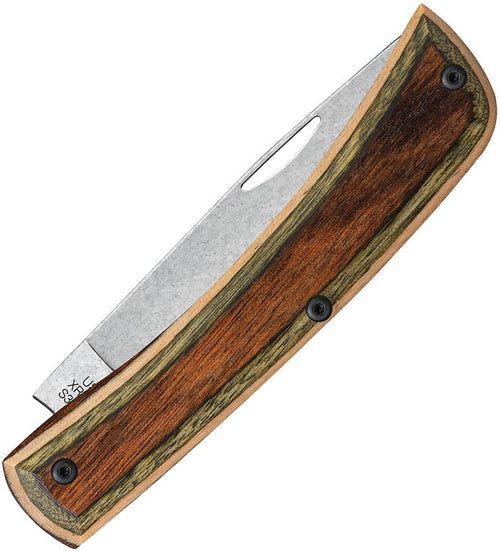 Case Crossroads XR Sod Buster Jr. | Smooth Brown & Green Wood