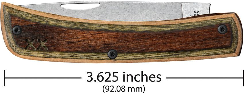 Case Crossroads XR Sod Buster Jr. | Smooth Brown & Green Wood