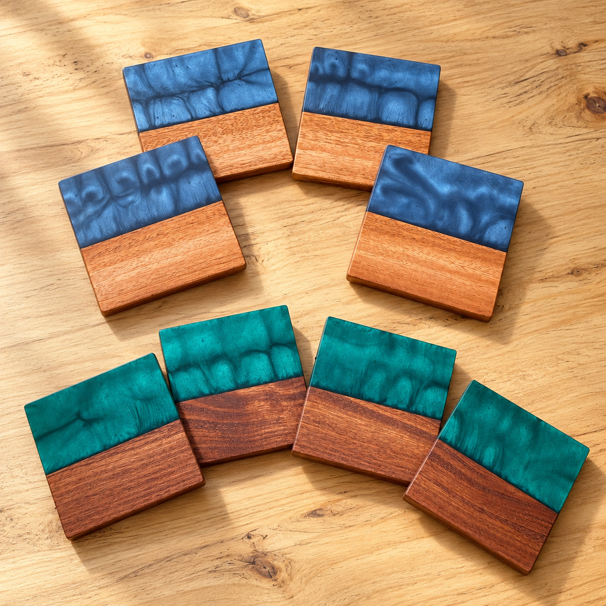 11 Metals Coasters - Set of 4