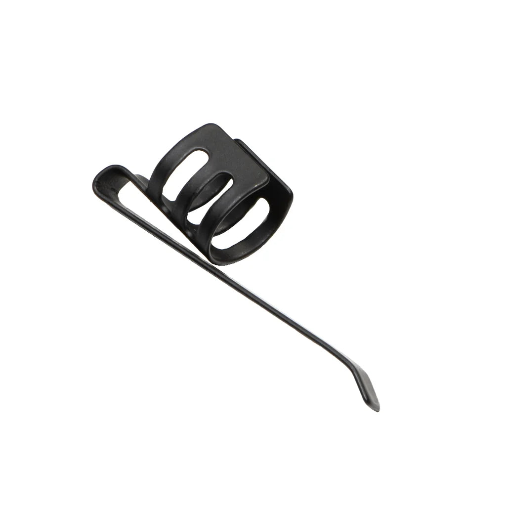 Pokka Pocket Pen fitted with a matte black spring-steel pocket clip